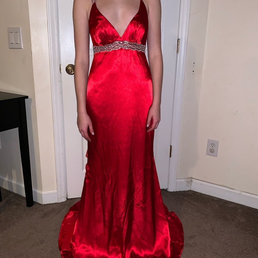 Red pageant/prom dress